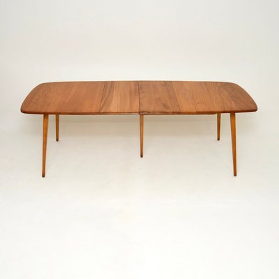 Vintage Grand Windsor Dining Table in Elm from Ercol, 1960 for