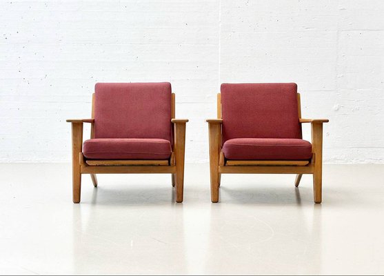 GE 290 Easy Chair by Hans J. Wegner for Getama, 1950s for sale at
