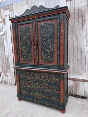 Dutch Hindeloopen Hand-Painted Cabinet, 1960 for sale at Pamono