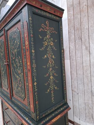 Dutch Hindeloopen Hand-Painted Cabinet, 1960 for sale at Pamono