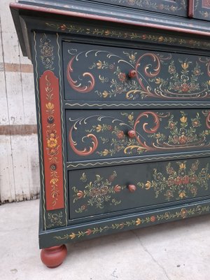 Dutch Hindeloopen Hand-Painted Cabinet, 1960 for sale at Pamono
