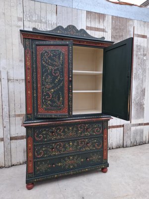 Dutch Hindeloopen Hand-Painted Cabinet, 1960 for sale at Pamono