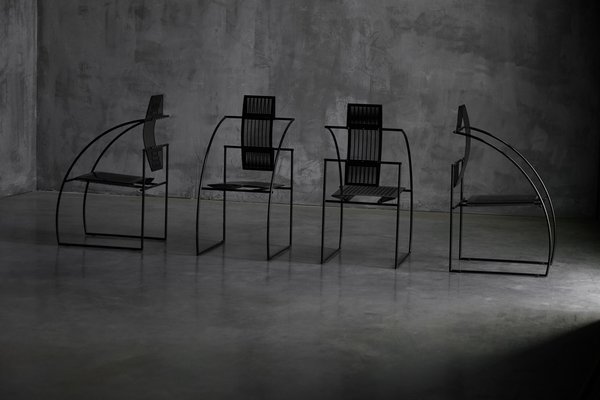 カッシーナ Mario Botta quinta マリオボッタChair B stoop | “QUINTA” Chair by Mario Botta for Alias in Steel