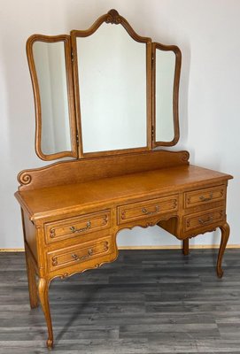 retro dressing table for sale Antique Edwardian Mahogany Dressing Table & Mirror, 1900s