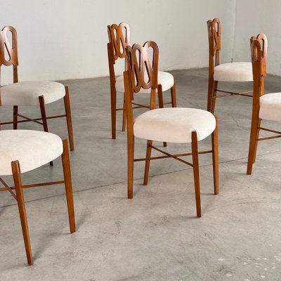 969 Volute Chairs by Gio Ponti, 1970s, Set of 8 for sale at Pamono