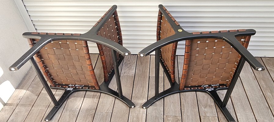 Set of Chairs in Teak by Olivier De Schrijver, 1990s for sale at