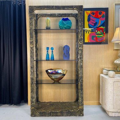 Brutalist Etagere Display Shelf by Adrian Pearsall for Craft