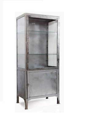 Vintage Polish Steel Medical Cabinet 1920s For Sale At Pamono
