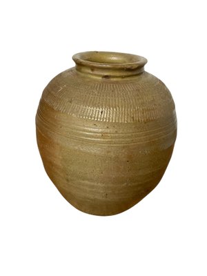 Olivgrünes Mid-Century Modern Chinesisches Keramik Einlegeglas, 1960 bei Pamono kaufen