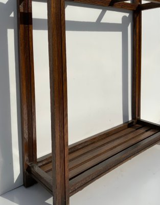 Perchero antiguo de roble, década de 1890 en venta en Pamono