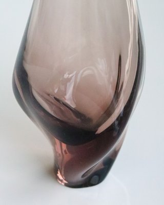 Czech Glass Vase by Miloslav Klinger for Železný Brod, 1960s for