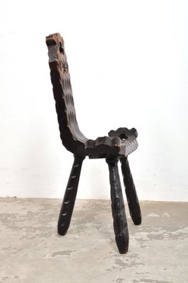 家具 Spanish Brutalist Chair in Wood, 1960s Spanish Brutalist Chair in Wood, 1960s - Etsy