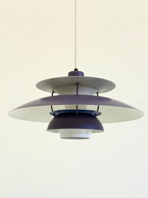シーリングライト・天井照明 Louis poulsen ph5 purple vintage Vintage purple PH5 pendant lamp by Poul Henningsen for Louis