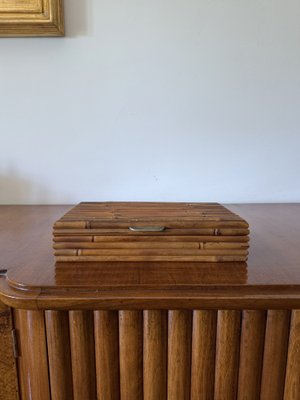 Hollywood Regency Grissinato Schmuckkstchen aus Bambus, 1970 bei Pamono  kaufen
