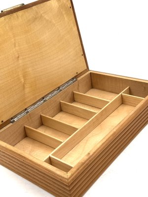 Mid-Century Modern Grissinato Holz Schmuckkästchen von Fontana Arte, 1960 bei Pamono kaufen