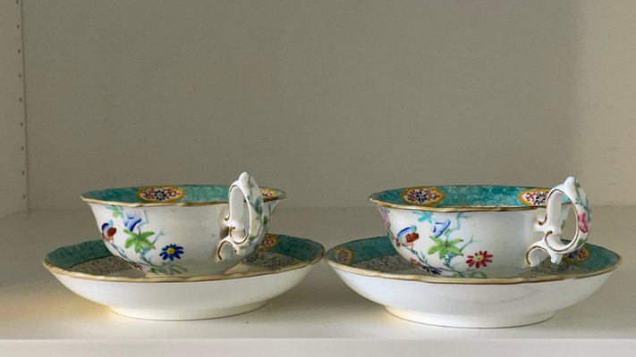 Cups by Minton & Boyle, 1830s, Set of 2 for sale at Pamono