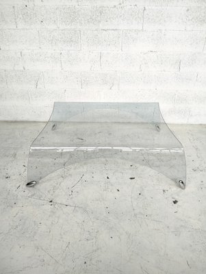 Genio Curved Glass Coffee Table by Massimo Iosa Ghini for Fiam