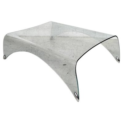 Genio Curved Glass Coffee Table by Massimo Iosa Ghini for Fiam