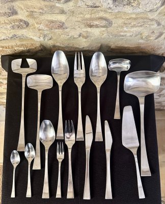 Vintage Cutlery Set by Guy Degrenne, 1970s for sale at Pamono
