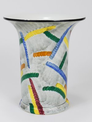Art Deco Bauhaus Pottery Vase by Eva Zeisel for SMF