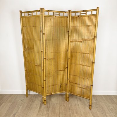 Bhmischer Vintage Raumteiler aus Rattan & Bambus, 1960er bei Pamono kaufen