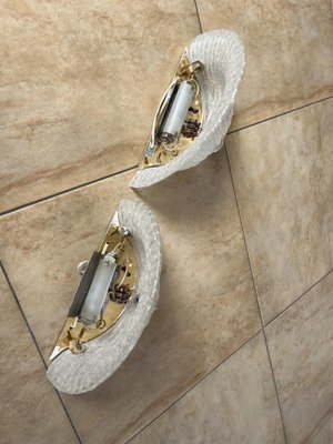 Murano Glass Wall Lamps in the style of Barovier & Toso
