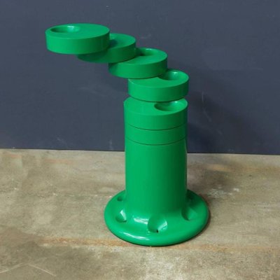 Green Pluvium Umbrella Stand by G.C. Piretti for Anonima Castelli