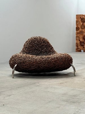 Rattan Wicker Nest Chair by Udom Udomsrianan & Planet, Thailand