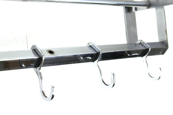 Doppelgarderobenhaken Aus Chrom – 2 Haken Für Kleidung & Hüte, Wandmontage, Poliert, Von WHL – Modernes Badaccessoire