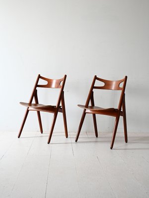 CH29 Chairs by Hans J. Wegner for Carl Hansen & Søn, 1962, Set of