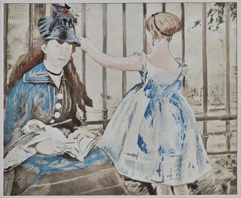 Edouard Manet, Gare St.-Lazare, 1918, Lithograph for sale at