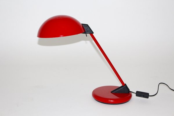 1970s Red table lamp