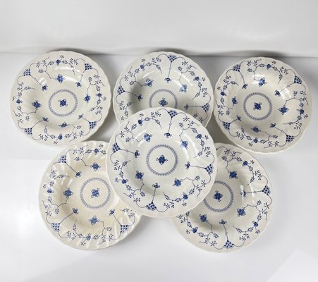 MYOTT Finlandia プレート 6枚セット 英国製 ヴィンテージ Finlandia Soup Plates by Myott, England, 1980, Set of 6 for sale
