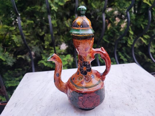 Art Deco Keramik Krug Karaffe, Huzulen, 1920er bei Pamono kaufen
