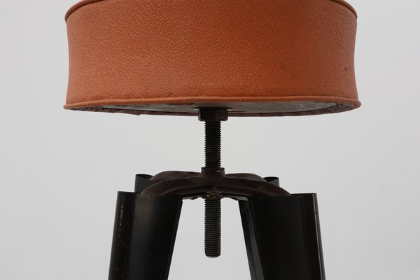 Clemenceau Stool by André Domin and Marcel Genevière, France, 1957