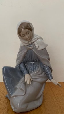 Porcelain Nativity Set by Nao for Lladro, 1990s, Set of 8 for sale