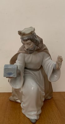 Porcelain Nativity Set by Nao for Lladro, 1990s, Set of 8 for sale