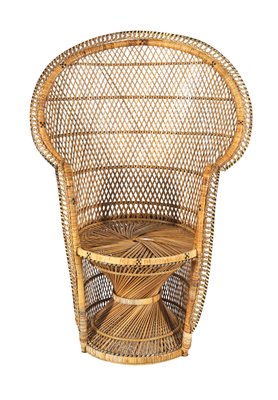 Rattan Emmanuelle Chair, 1970s for sale at Pamono