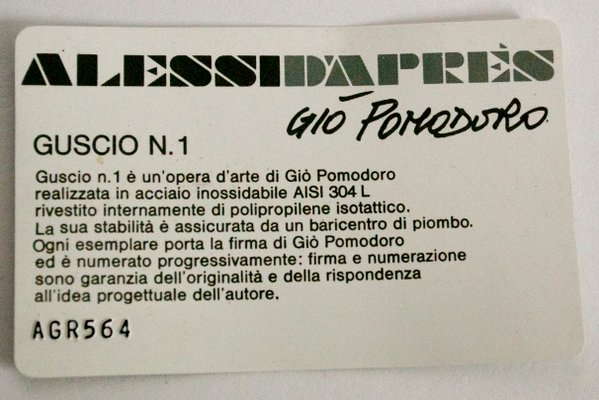 Vintage Vase Von Gio Pomodoro Fur Alessi 1972 Bei Pamono Kaufen