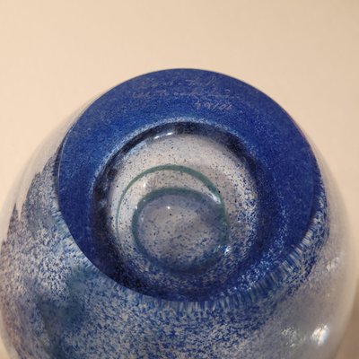 Blown Glass Vase by Monica Backström for Kosta Boda, 1980s for