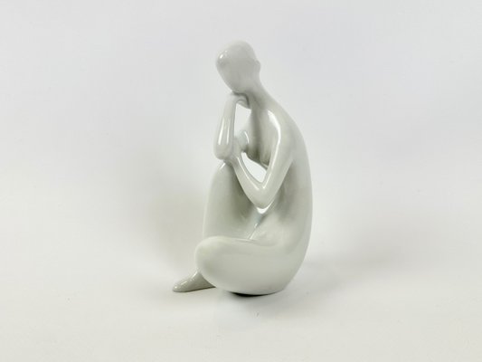 Czechoslovakian Porcelain Figurine by Jitka Forejtova for Royal