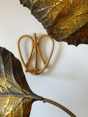 Bambus Wandhaken, 1960er, 2er Set bei Pamono kaufen