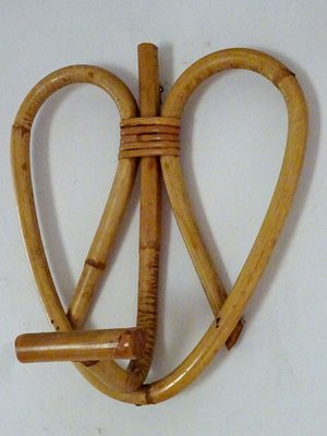 Bamboo Wall Hooks, 1960s, Set of for sale at Pamono