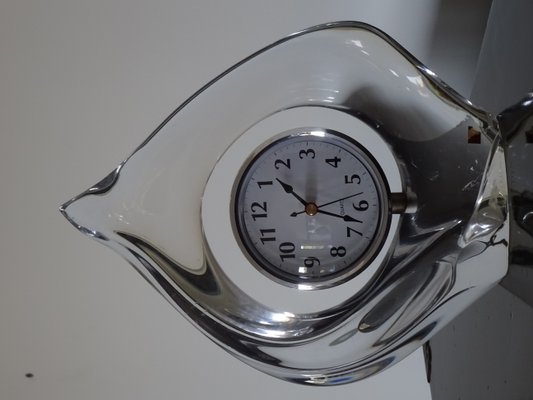 Crystal Teardrop Clock by Jean Daum for Daum, 1960s for sale at Pamono