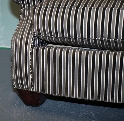 Vintage Striped Upholstered Chair by Ralph Lauren for Henredon for