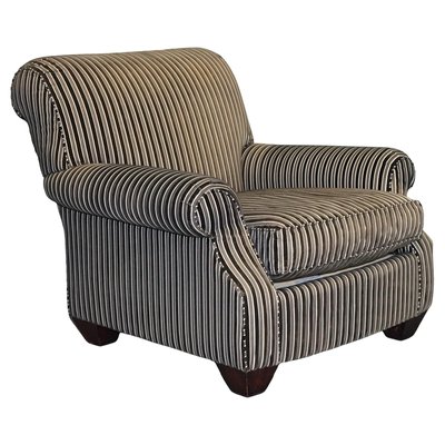 Vintage Striped Upholstered Chair by Ralph Lauren for Henredon for