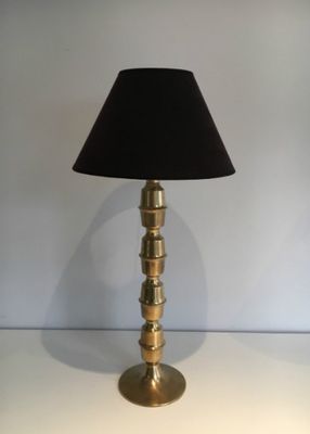 Mid Century Tall Br Table Lamps 1960s Set Of 2 For At Pamono Mid Century Tall Br Table Lamps