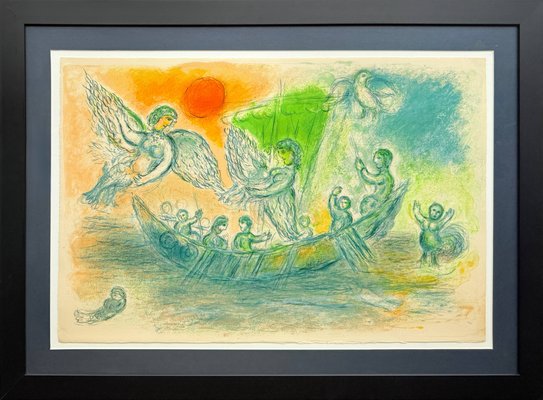 Marc Chagall, L'Odyssée, Planche XIX, 1974, Lithograph for sale at