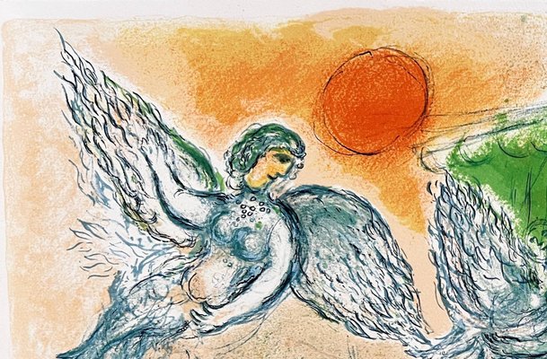Marc Chagall, L'Odyssée, Planche XIX, 1974, Lithograph for sale at