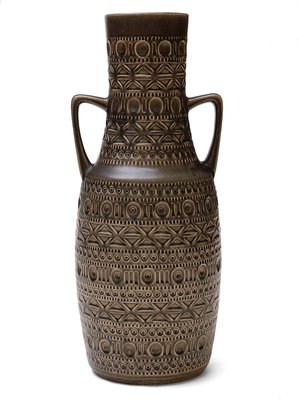 West German Ceramic Vase By Bodo Mans For Bay Keramik 1960s For